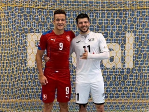 Jirka Mráz v týmu ČR U21 v Německu zápolil s Jakubem Řezníčkem